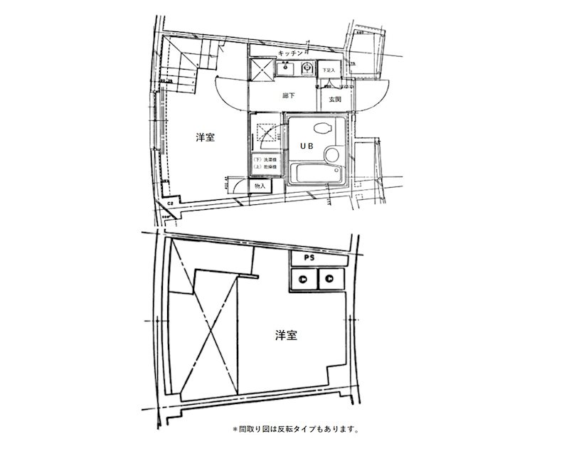 中目黒独身寮（アーバンハイツ中目黒・E棟） 間取り