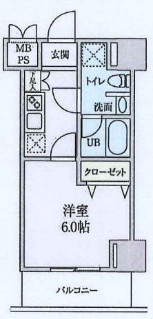 平沼橋Ⅱ独身寮（ヴェッセル平沼橋） 間取り