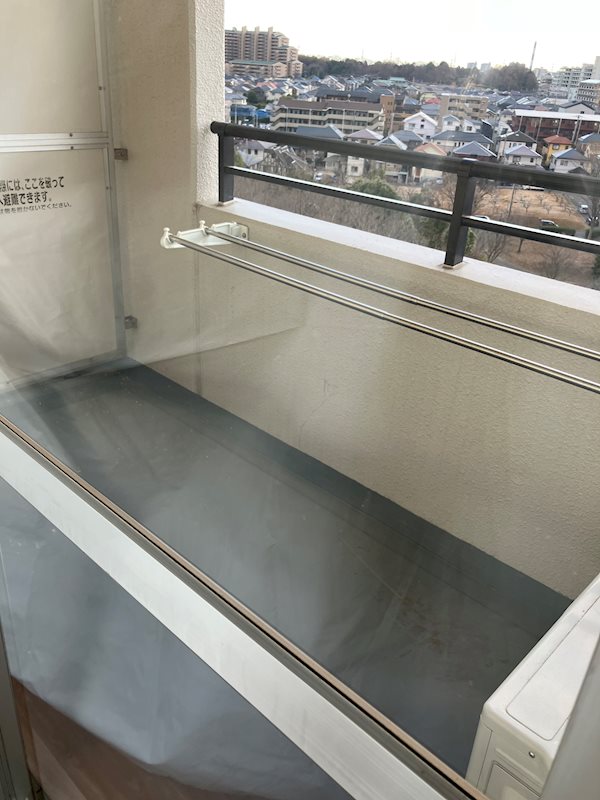 港北NTセンター北家族寮（港北ニュータウンビュープラザセンター北） ベランダ