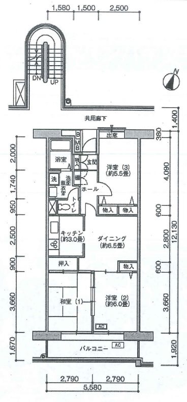 与野家族寮（アーバンハイツ与野） 間取り