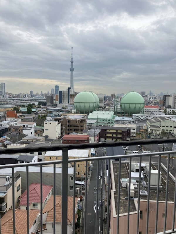 コート南千住家族寮（リバーハープコート南千住） ベランダ