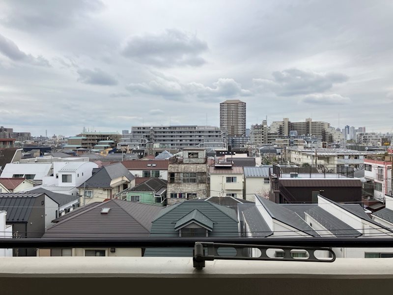 新蒲田家族寮（シャレール新蒲田） ベランダ