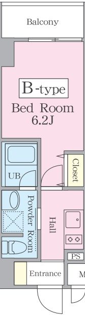 横浜戸部独身寮（SHOKEN　Residence横浜戸部） 間取り