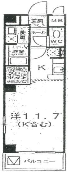 千葉独身寮（ポールスター） 間取り
