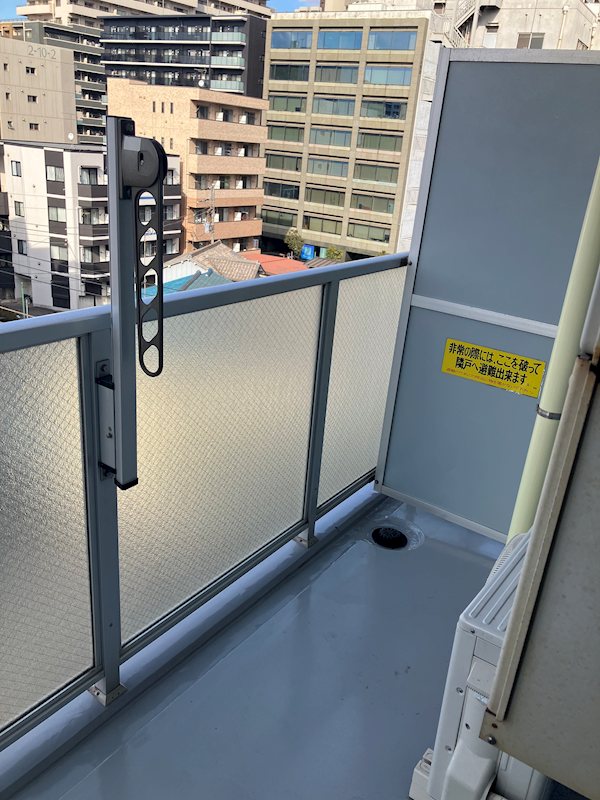 リエス千葉新宿_独身寮 ベランダ
