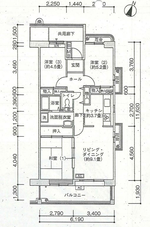 与野家族寮（アーバンハイツ与野） 間取り