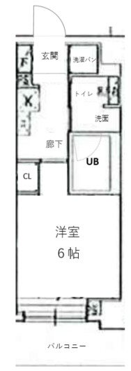 鈴木町独身寮（ベルシード川崎大師） 間取り