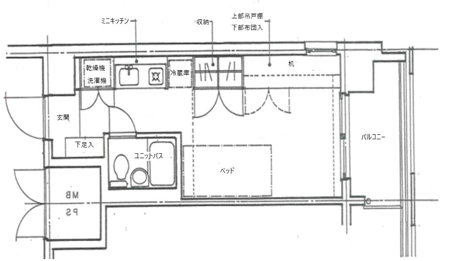 赤羽独身寮（TG赤羽ビル） 間取り