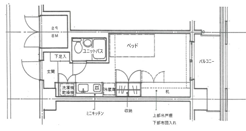 赤羽独身寮（TG赤羽ビル） 間取り