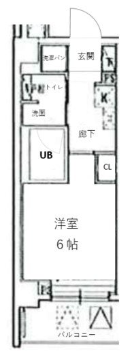 鈴木町独身寮（ベルシード川崎大師） 間取り