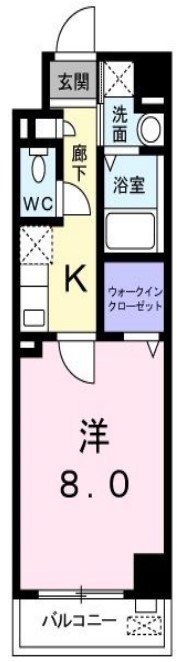 ユニヴェール国分寺独身寮（グランユニヴェール） 間取り
