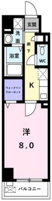 ユニヴェール国分寺独身寮（グランユニヴェール） 間取り